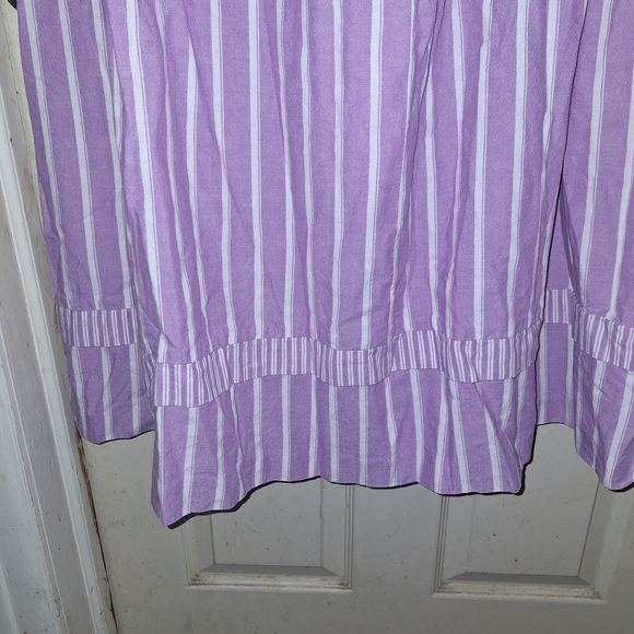 Purple Pleated Sundress with Square Neckline - Picture 2 of 8